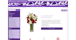 Desktop Screenshot of affectionsfloraldesign.com